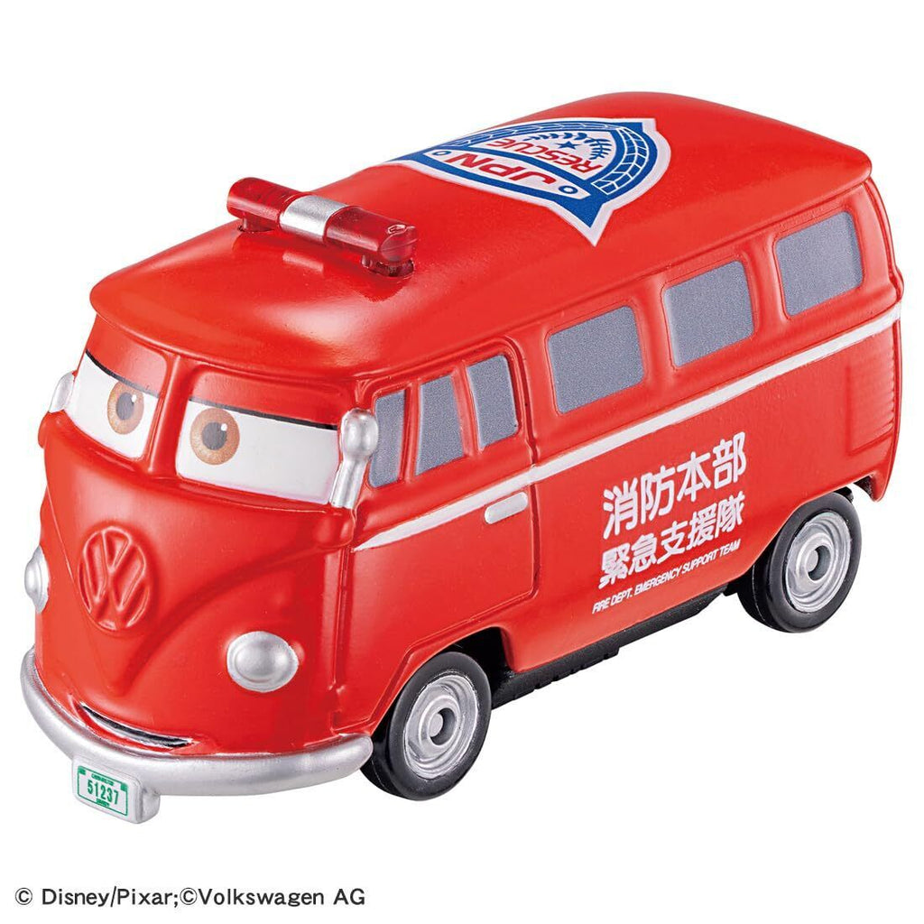 Front view of Takara Tomy Cars Tomica C-19 Fillmore Fire Command Vehicle Type