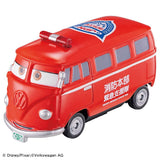 Front view of Takara Tomy Cars Tomica C-19 Fillmore Fire Command Vehicle Type