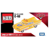 Back view of Takara Tomy Disney Cars Tomica C-40 Ramone (Road Patrol Car Type)