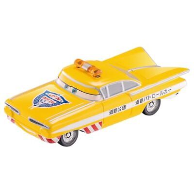 Front view of Takara Tomy Disney Cars Tomica C-40 Ramone (Road Patrol Car Type)