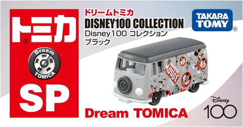 Side view of Takara Tomy Tomica Dream Tomica SP Disney 100 Collection Black Mini Car