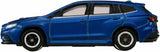 Takara Tomy Tomica No.59 Subaru Levorg side view