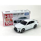 TOMICA No.100 LEXUS IS 350 F SPORT 1/55 TOMY 2024 new model car white