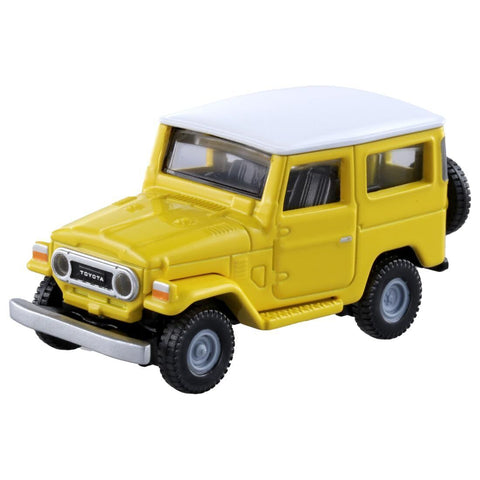 Front view of Takara Tomy Tomica Premium 04 Toyota Land Cruiser diecast miniature car