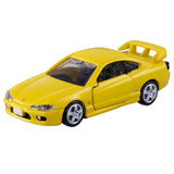 Close-up view of Tomica Premium 19 Nissan Silvia (S15) diecast car