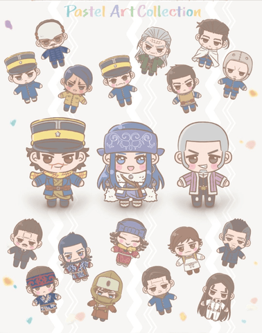 Kuji Kuji - Golden Kamuy - Pastel Collection