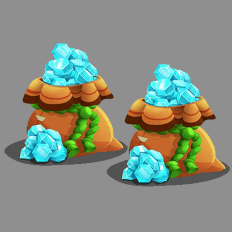 Paw Machine 💎💎💎💎 Two Large Sacks - 1600 GEMS