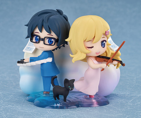 Your Lie in April Qset+ Kaori Miyazono & Kosei Arima Figurine <br>[Pre-Order 17/11/24]