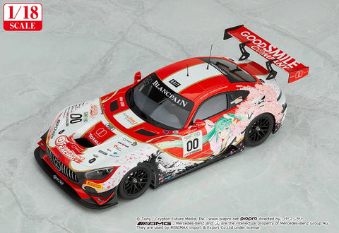 Hatsune Miku GT Project 1/18th Scale Good Smile Hatsune Miku AMG 2017 SPA24H ver. (re-run)<br>[Pre-Order 23/08/26]