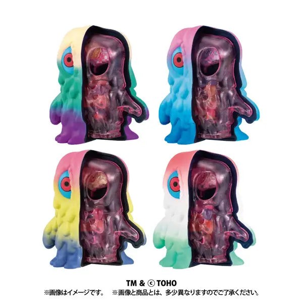 Toho Monster Series Inside Fantasy Hedorah (Box 4 pcs) (852510)<br>[Pre-Order 19/09/26]