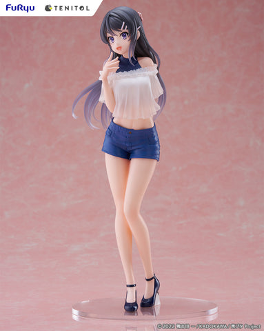 Rascal Does Not Dream of Bunny Girl Senpai Tenitol Tall Mai Sakurajima Figurine <br>[Pre-Order 15/12/24]