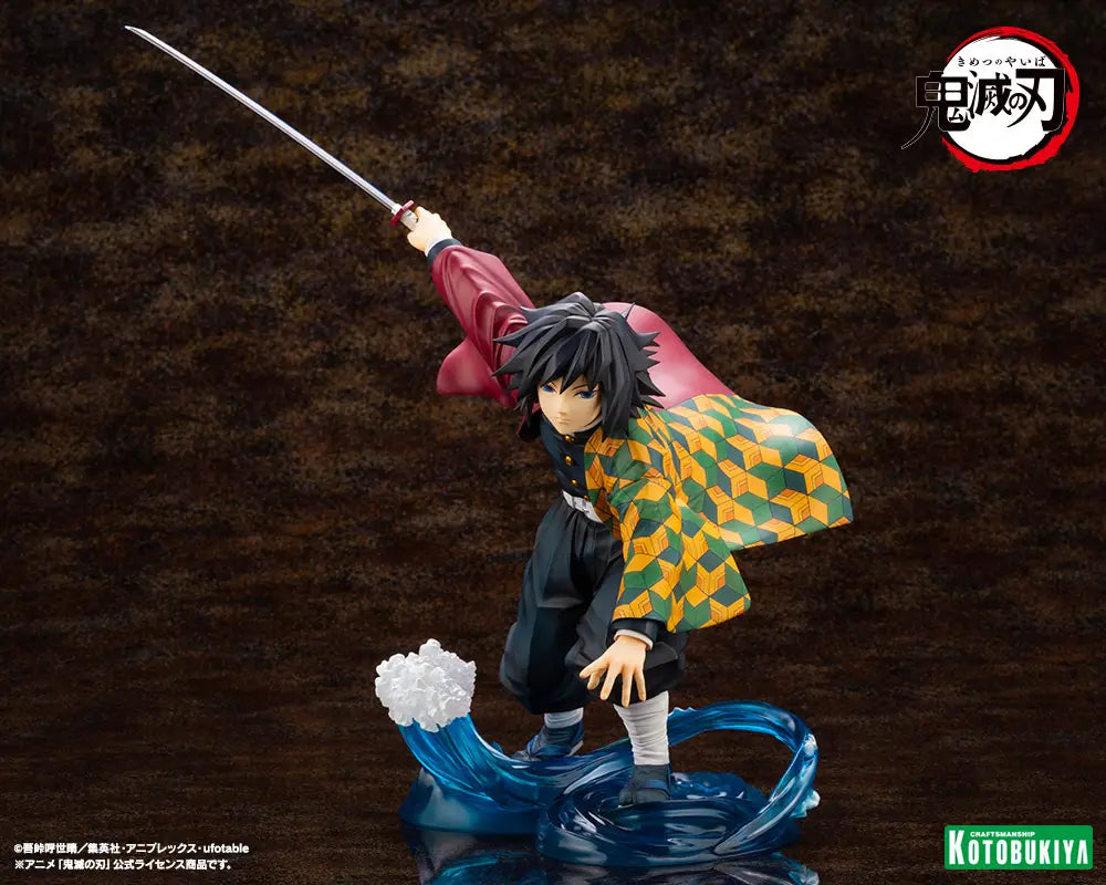 Demon Slayer: Kimetsu no Yaiba ARTFX J Giyu Tomioka PV417 Figurine Re-run<br>[Pre-Order 26/11/25]