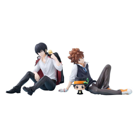 Katekyō Hitman Reborn! G.E.M. Series Katekyo Hitman Reborn! Palm size Tsuna & Reborn/Hibari & Hibird set (848452)<br>[Pre-Order 13/12/25]