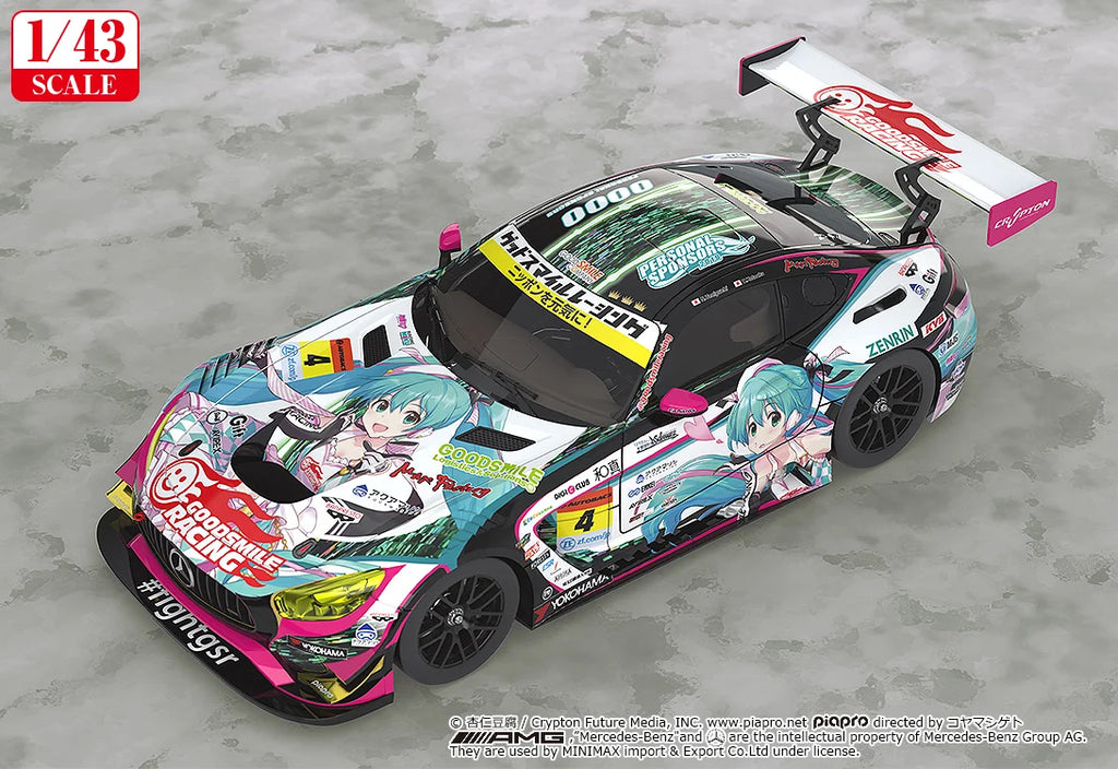 Hatsune Miku GT Project 1/43rd Scale Good Smile Hatsune Miku AMG: 2019 Ver. (re-run)<br>[Pre-Order 23/08/26]