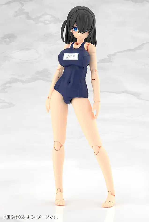 Frame Arms Girl Mizuki School Swimsuits Ver. (FG196)(081868)<br>[Pre-Order 11/08/26]