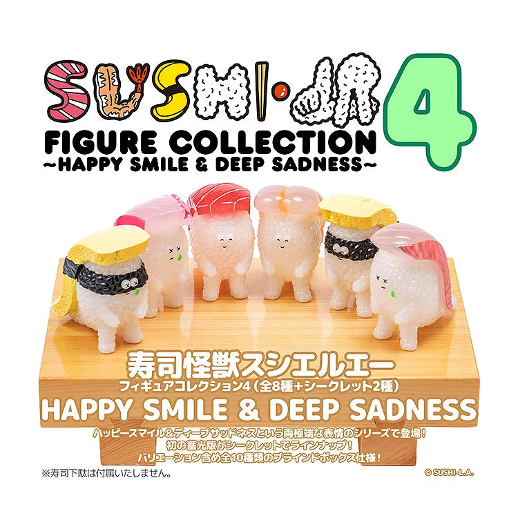 Sushi Kaiju Sushi L.A. Figure Collection 4: Happy Smile & Deep Sadness (Box of 8pcs)<br>[Pre-Order 27/09/26]