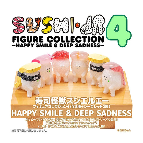 Sushi Kaiju Sushi L.A. Figure Collection 4: Happy Smile & Deep Sadness (Box of 8pcs)<br>[Pre-Order 27/09/26]