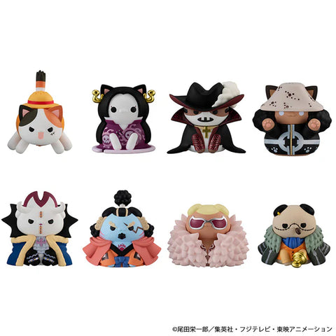 One Piece Mega Cat Project Nyan Piece Nyan！Luffy ＆ the Seven Warlords of the Sea (Box of 8pcs) (851575) Repeat<br>[Pre-Order 14/07/26]