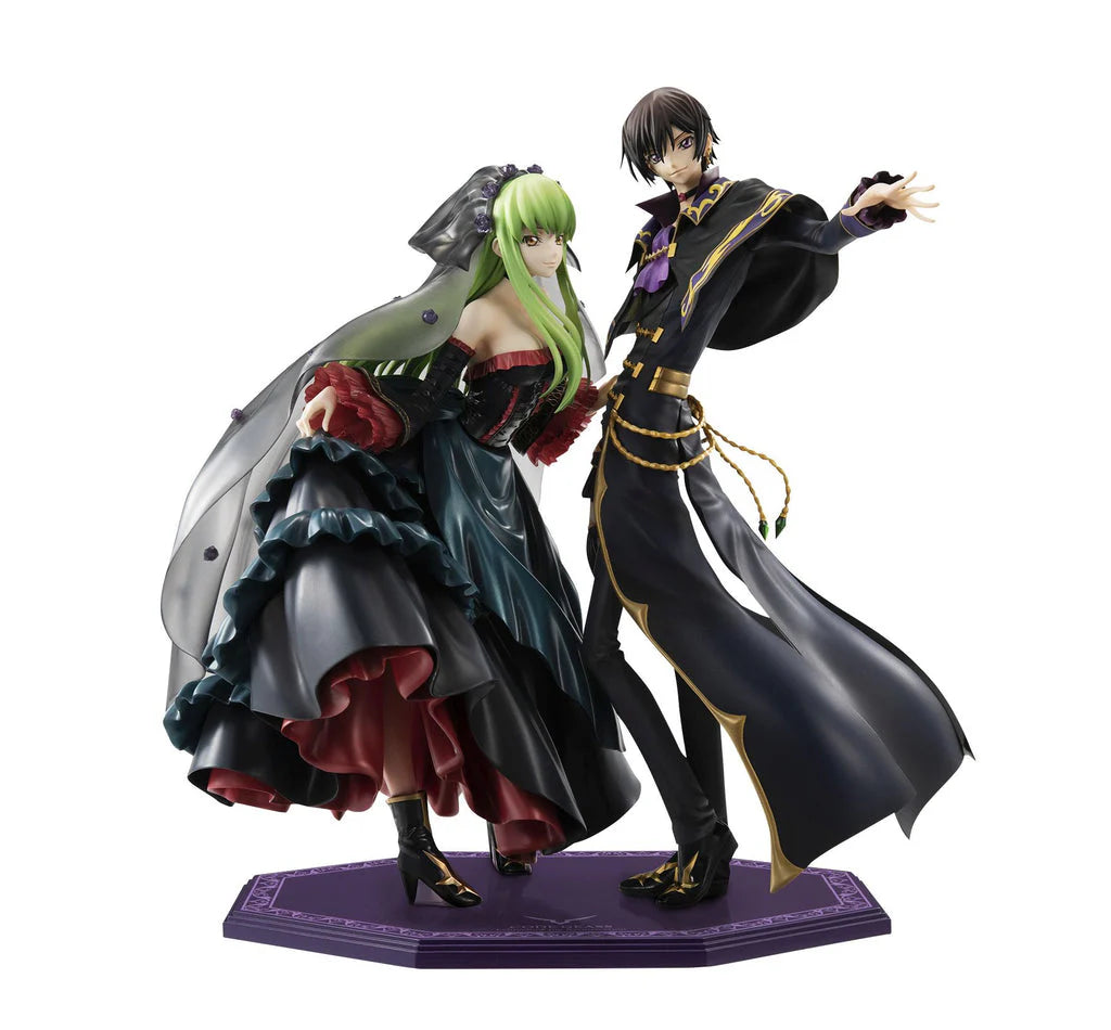 Code Geass: Lelouch of the Rebellion Precious G.E.M. SeriesＬ.Ｌ.＆Ｃ.Ｃ.set 20th Anniversary Figurine (830730) Repeat<br>[Pre-Order 14/03/26]