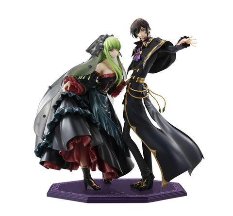 Code Geass: Lelouch of the Rebellion Precious G.E.M. SeriesＬ.Ｌ.＆Ｃ.Ｃ.set 20th Anniversary Figurine (830730) Repeat<br>[Pre-Order 14/03/26]