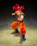 S.H.Figuarts Super Saiyan God Son Goku Saiyan God Instilled With The Light Of Righteous Hearts Reissue <br>[Pre-Order 12/10/24]