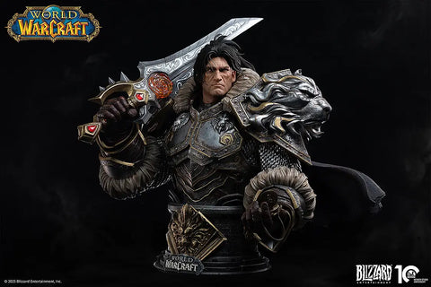 World of Warcraft Infinity Studio X Blizzard Varian Wrynn 1/3 Bust Model <br>[Pre-Order 24/08/25]