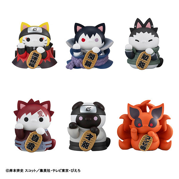 Naruto  Mega Cat Project Naruto  Shippuden Nyaruto！Fortune Cats Naruto Uzumaki & friends Ver. (Box of 6 pcs) (842917) <br>[Pre-Order 25/01/25]