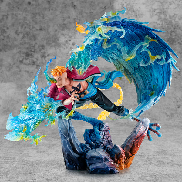 One Piece Portrait.Of.Pirates "Mas-Maximum" Leader of 1st Group of Whitebeard Pirates Marco The Phoenix" Figurine (716508) <br>[Pre-Order 25/01/25]