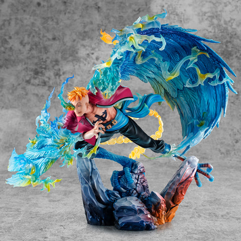 One Piece Portrait.Of.Pirates "Mas-Maximum" Leader of 1st Group of Whitebeard Pirates Marco The Phoenix" Figurine (716508) <br>[Pre-Order 25/01/25]