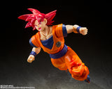 S.H.Figuarts Super Saiyan God Son Goku Saiyan God Instilled With The Light Of Righteous Hearts Reissue <br>[Pre-Order 12/10/24]