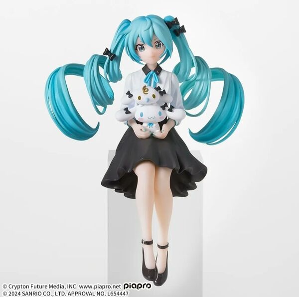 HATSUNE MIKU SERIES CHOKONOSE FIGURE HATSUNE MIKU X CINNAMOROLL & MILK 4582733434322