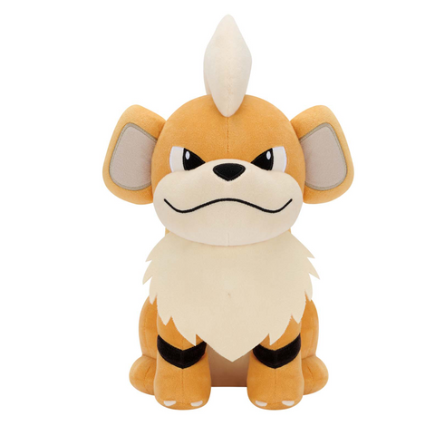 Pokemon Gurdy Rockruff Plush - 10 Inches