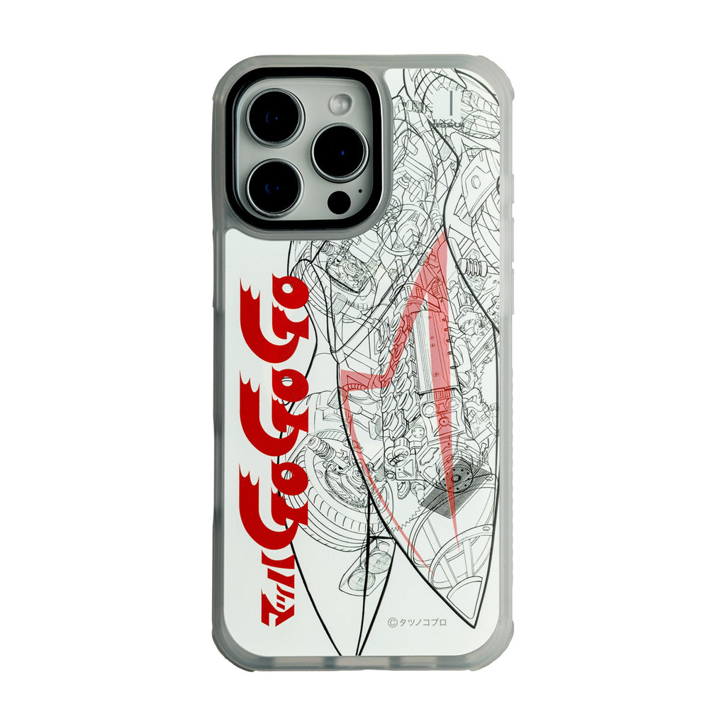 Speed Racer Mach 5 Engine Blueprint Phone Case for iPhone 16, iPhone 16 Pro, iPhone 16 Pro Max