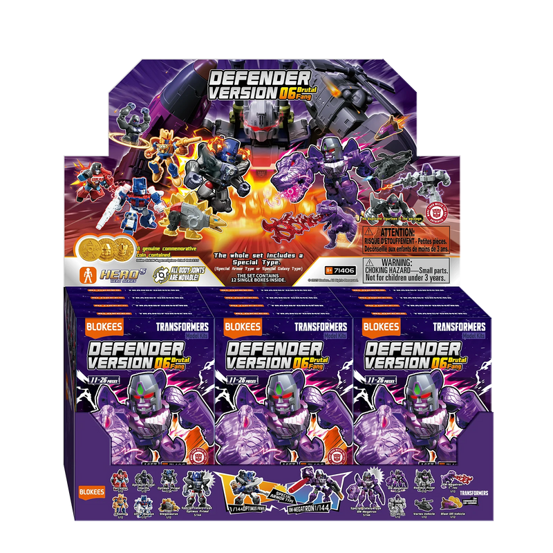 Blokees Transformers Defender Version 06 Brutal Fang (Box of 12)