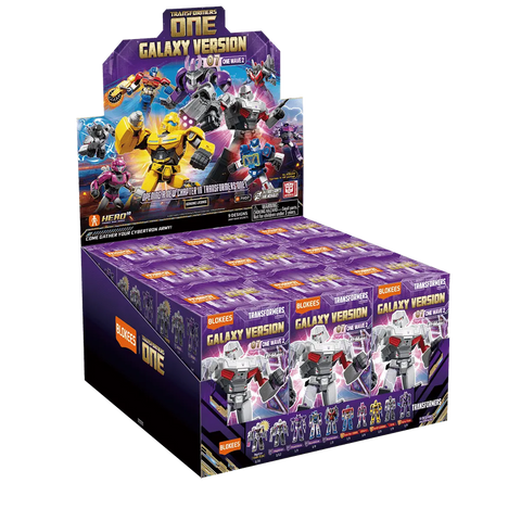 Blokees Transformers Galaxy Version 07 One Wave 2 Box Of 9 Collectible Figures