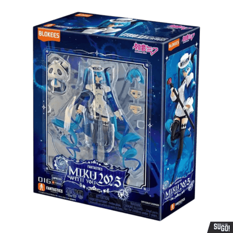 Miku 2023 figure packaging with blue and white design
