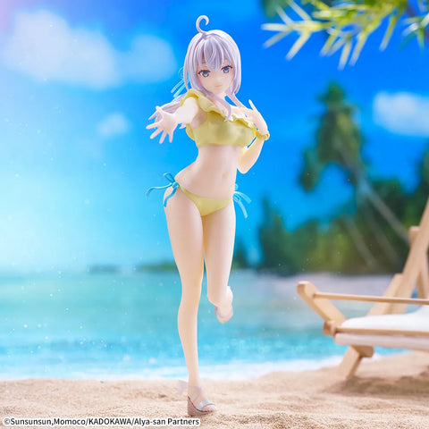 Sega - Alya-san, The Girl Next Door Who Sometimes Whispers in Russian - Arya Luminasta Swimsuit Figure