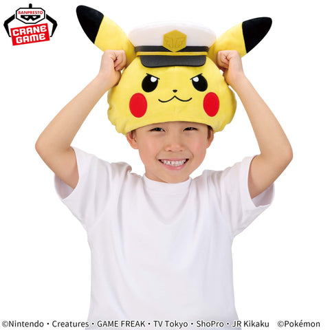 Pokemon Pikachu Captain Plush Hat