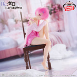 Banpresto - RE:ZERO -STARTING LIFE IN ANOTHER WORLD - Ram Relax Time Another Color Ver. Figure