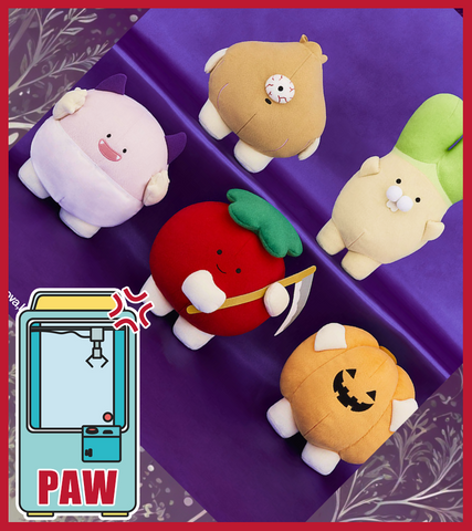 🕹️Paw Game - Umeboshi-Chan’s Quirky Plush Squad (5 Designs)