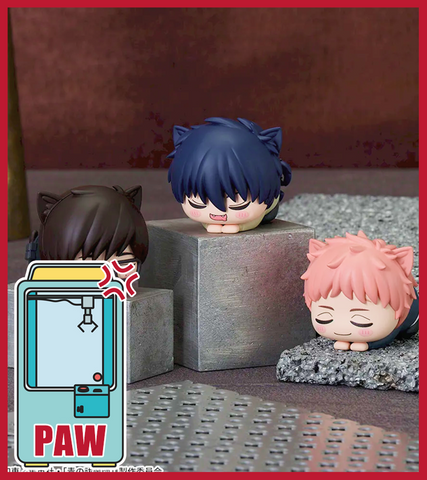 🕹️Paw Game - Title: Blue Exorcist Cat Nap Squad Figures (EX)