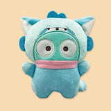 Hangyodon Wanted Lesser Panda Costume Plush - Blue, Brown and Pink (7 Inches)