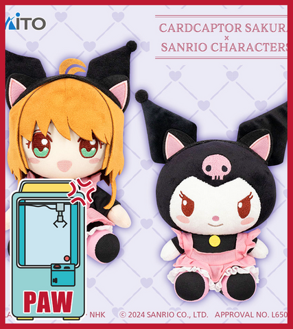 🕹️Paw Game -  Cardcaptor Sakura x Kuromi Mischief Duo Plush (2 Designs)