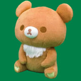 Rilakkuma Chairoikoguma's Friend Sitting Plush Looking Up Version - Rilakkuma, Korilakkuma, Chairoikoguma and Blue Wolf (6 Inches)