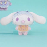 Sanrio Characters Sugar Party Friends Bib Plush - Kuromi, My Melody and Cinnamoroll (5 Inches)