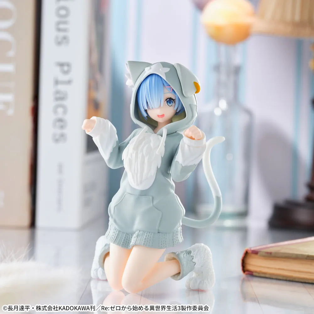 Sega - Re:ZERO -Starting Life in Another World- - Rem Yumemirize Fluffy Pack Figure