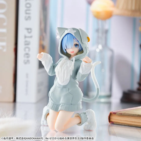Sega - Re:ZERO -Starting Life in Another World- - Rem Yumemirize Fluffy Pack Figure