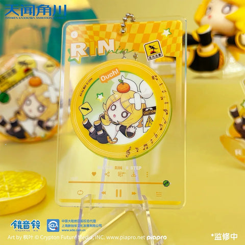Vocaloid Kagamine Len Who Fell Down Acrylic Record Keychain