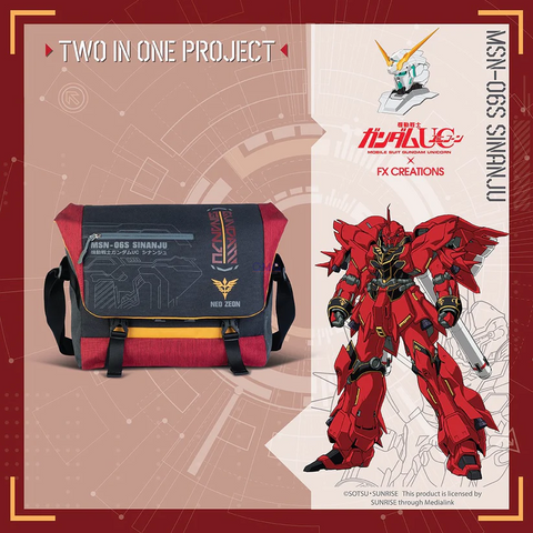 Mobile Suit Gundam MSN-06S Sinanju Messenger Bag