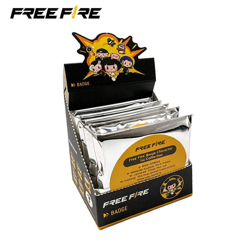 Step up your gaming merchandise collection with the Free Fire Badge Q-Version Character, a must-have for any die-hard Free Fire fan